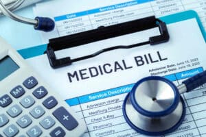 calculator and injury medical bill after car accident