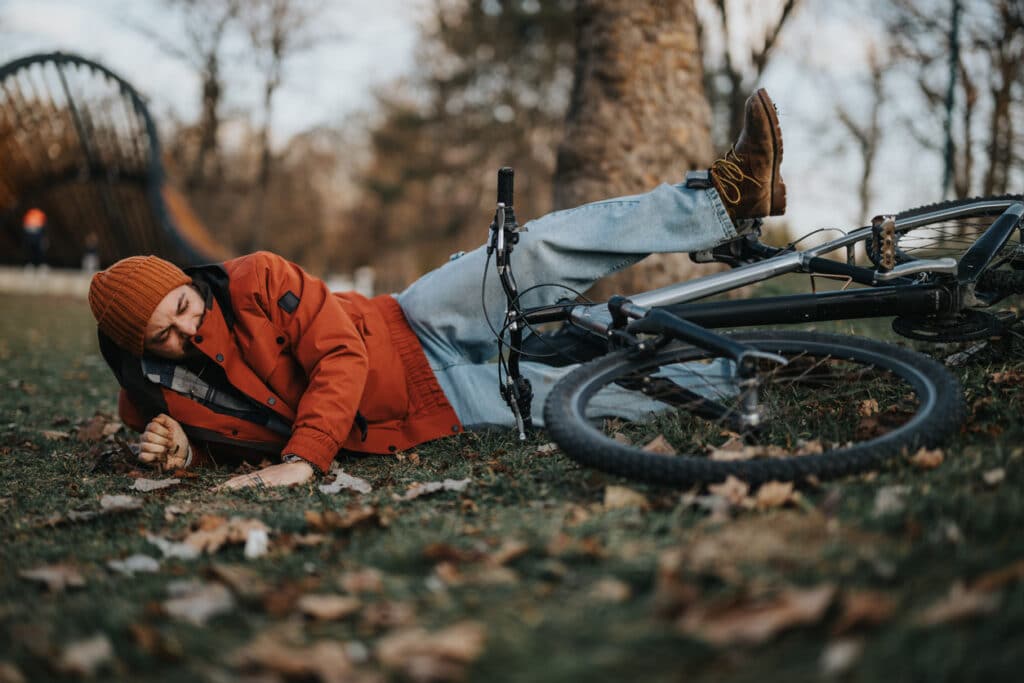 Bicycle Accident Was Caused by Weather
